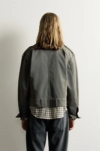 CROPPED EPAULET JACKET