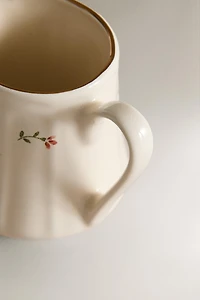 FLORAL PORCELAIN MILK PITCHER