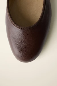 LEATHER BALLET FLATS CREATED BY CARAMEL LONDON X ZARA