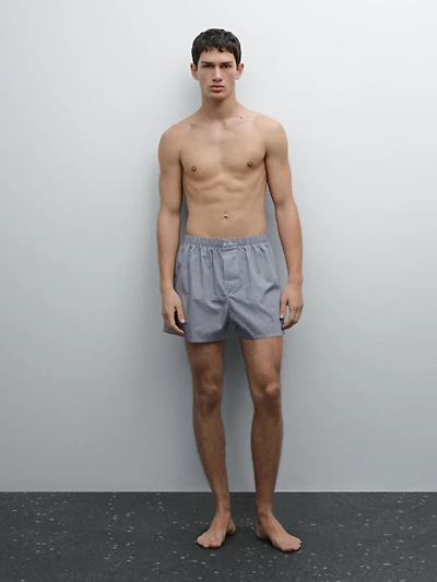 Gingham mini boxers
