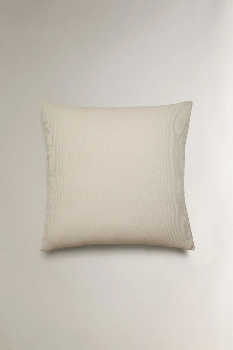 HOUSSE DE COUSSIN ÉDREDON FRONCÉ