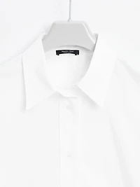 Chemisier long popeline 100 % coton