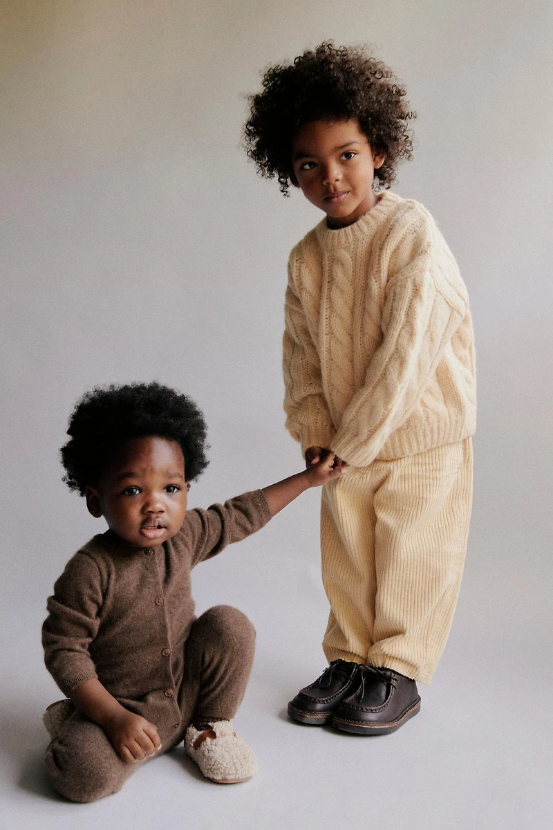 ZARA TIMELESS - CORDUROY BALLOON PANTS