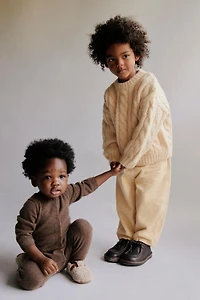 ZARA TIMELESS - CORDUROY BALLOON PANTS