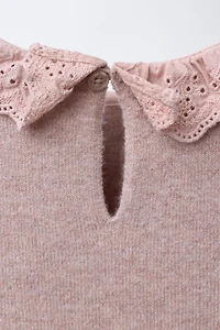 LACE KNIT SWEATER