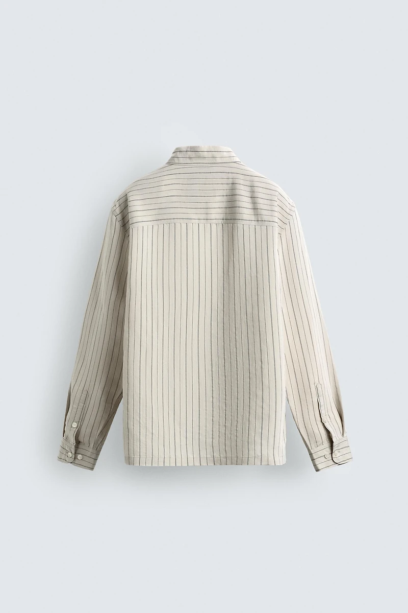 FLOWY STRIPED SHIRT