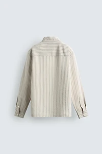 FLOWY STRIPED SHIRT