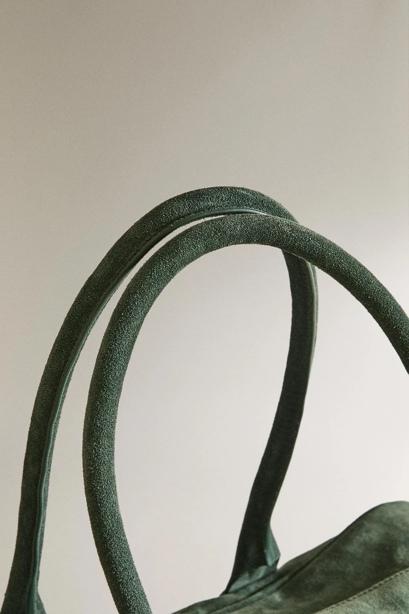 SPLIT LEATHER BAG