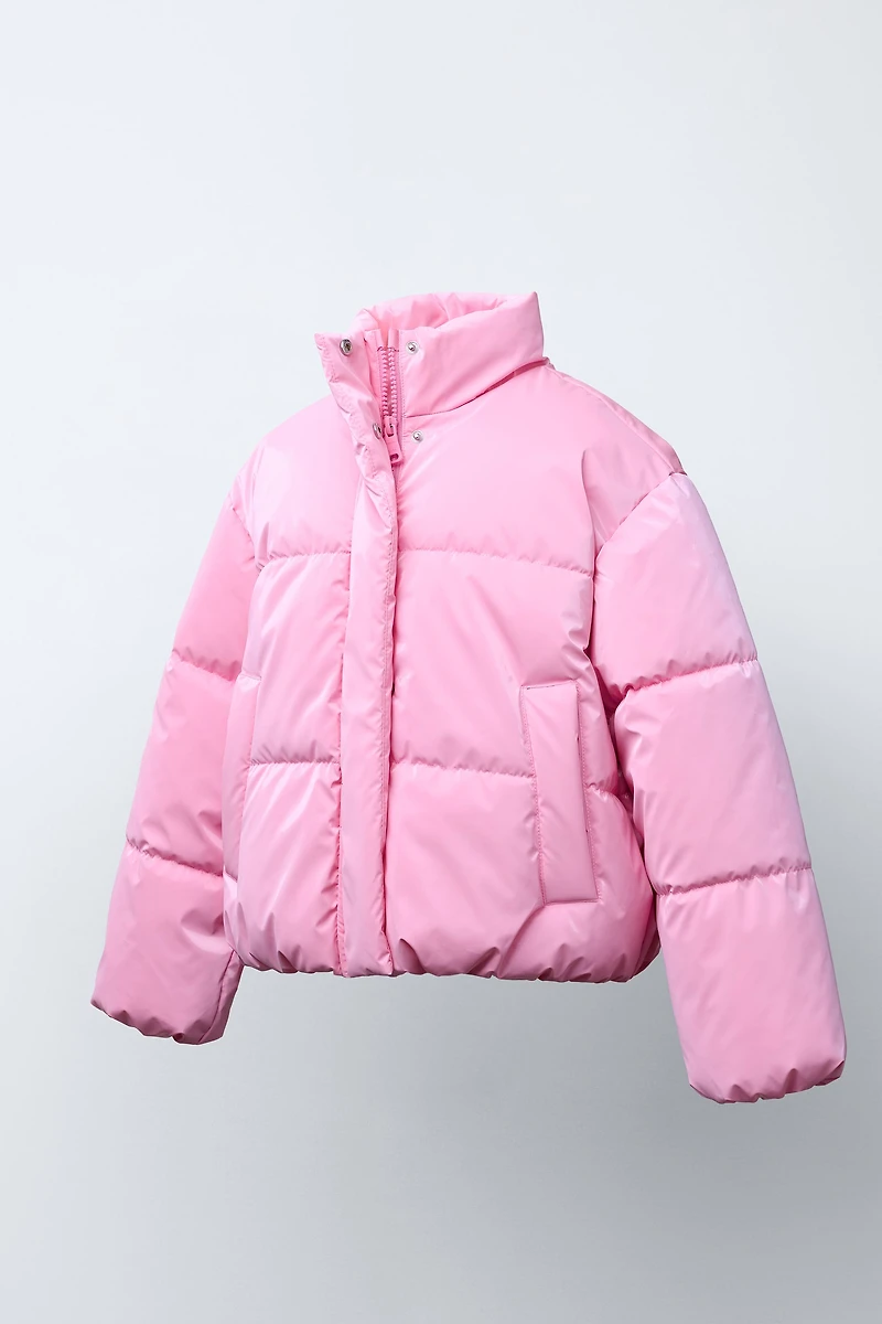 BLOUSON MATELASSÉ FINITION BRILLANTE