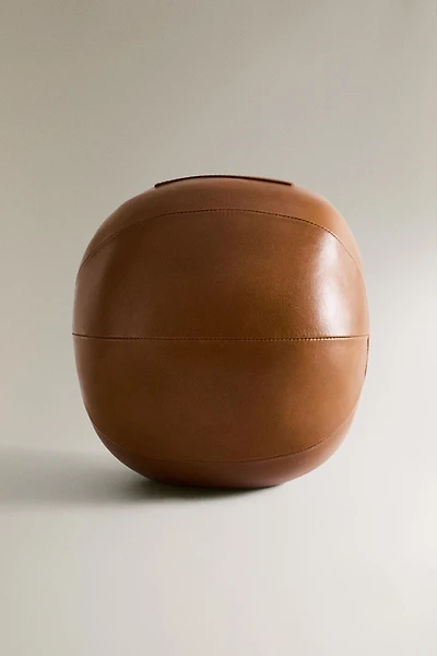 LEATHER MEDICINE BALL FOR SPORT