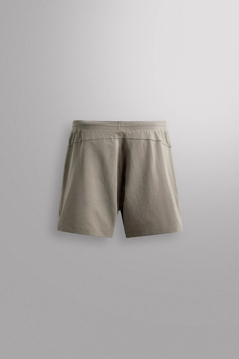 9" COTTON BLEND TRAINING SHORTS