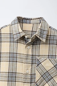 PLAID PRINT SHIRT