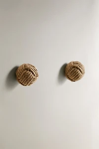 SET OF KNOT KNOBS (SET OF 2)