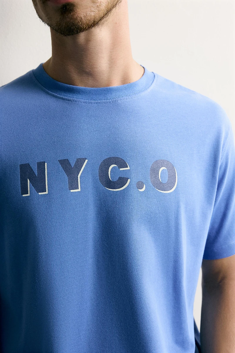 RELAXED FIT PRINTED T-SHIRT