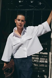 CHEMISE OXFORD COURTE