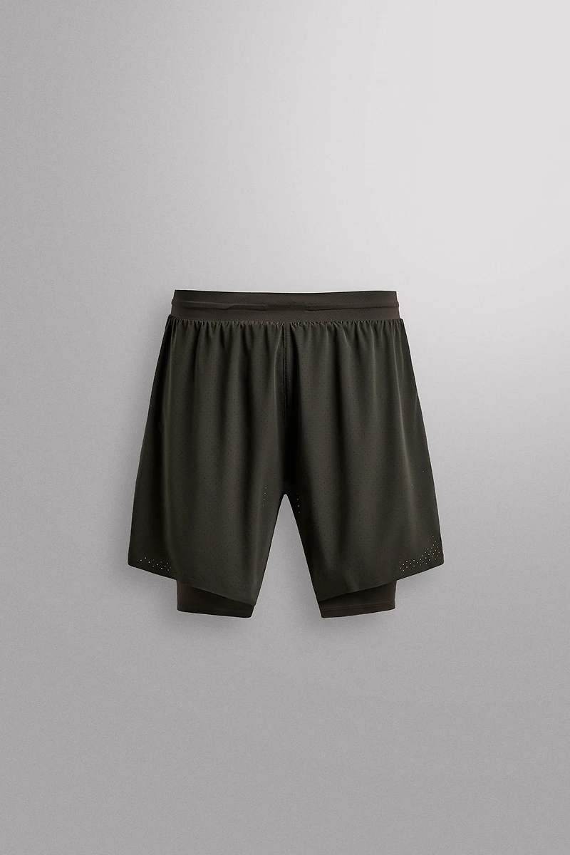 SHORT PERFORÉ 2 EN 1