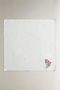 EMBROIDERED AQUARIUS LINEN NAPKIN | MARISA BERENSON