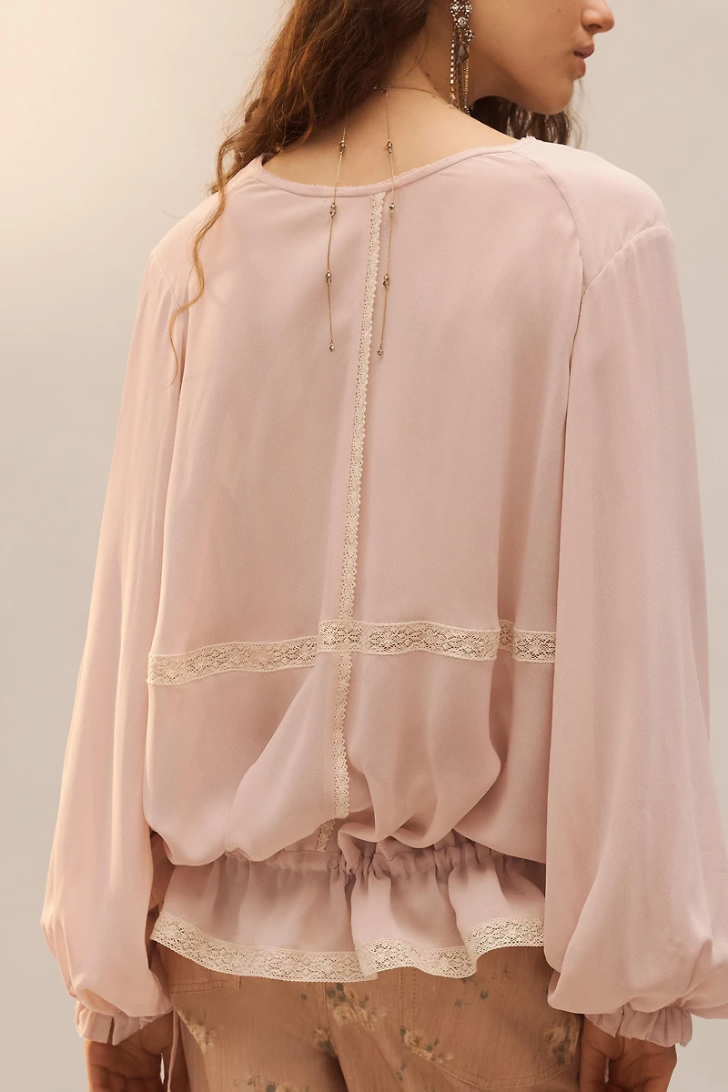 LIMITED EDITION LACE RUFFLE SHIRT