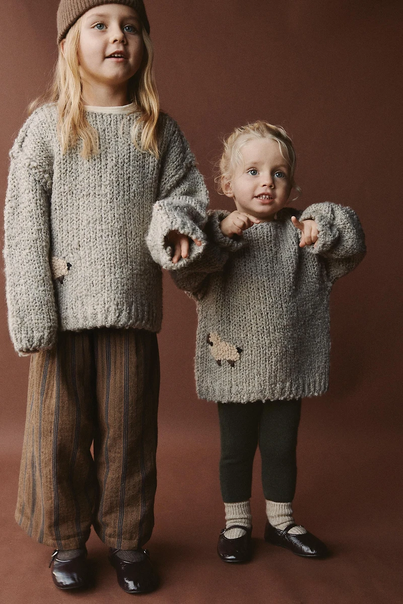 ZARA TIMELESS - STRIPED PRINT PANTS