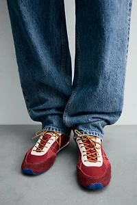 CHAMPION ® X ZARA LEATHER SNEAKERS
