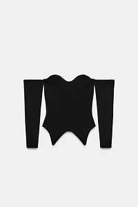 KNIT CORSET TOP