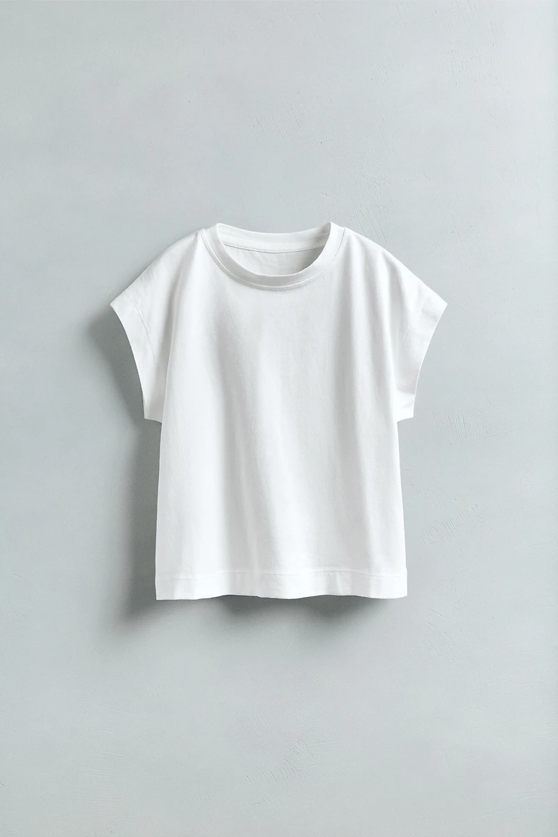 T-SHIRT UNI À PATTE