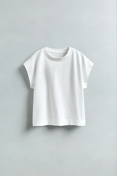T-SHIRT UNI À PATTE