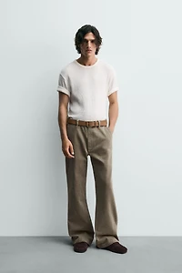 JEAN CHINO WIDE FLARE FIT