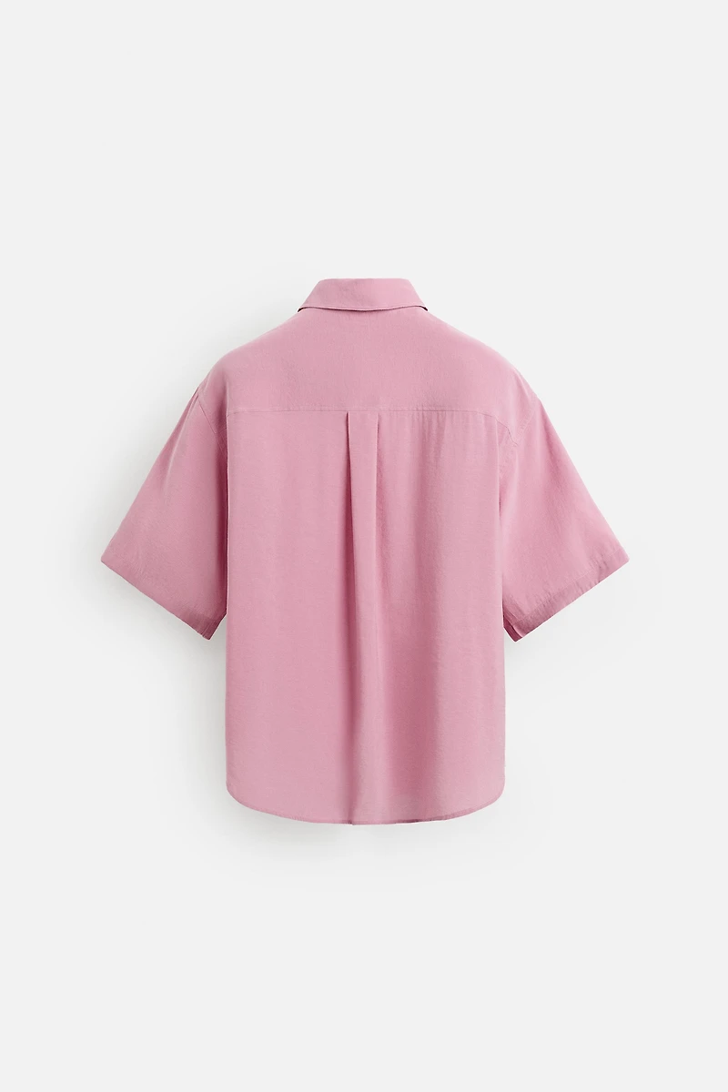 RELAXED FIT FLOWY SHIRT