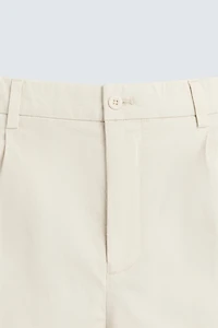 BERMUDA REGULAR FIT PLIS