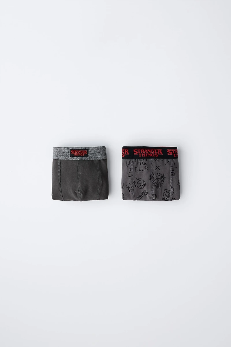 AGES 6-14 / TWO-PACK OF STRANGER THINGS ™/ © NETFLIX BOXERS