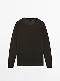 100% linen oversize knit sweater