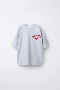 HEART PRINT T-SHIRT