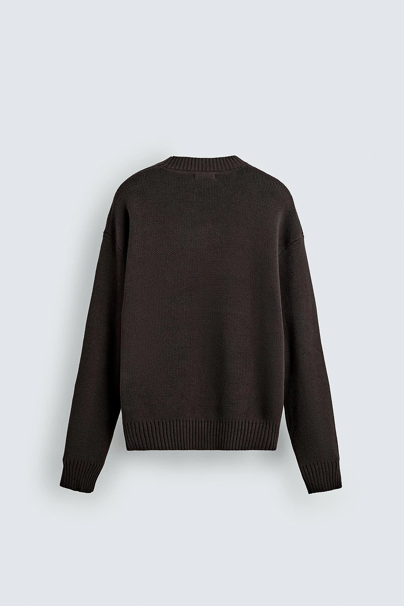 PULL STRUCTURÉ EN COTON