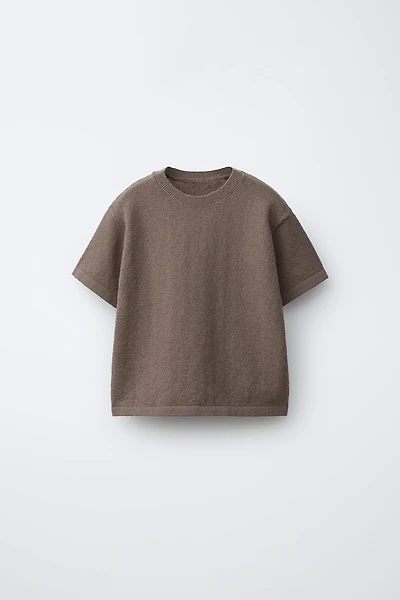 RUSTIC KNIT T-SHIRT