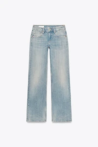 TRF LOW RISE WIDE LEG JEANS