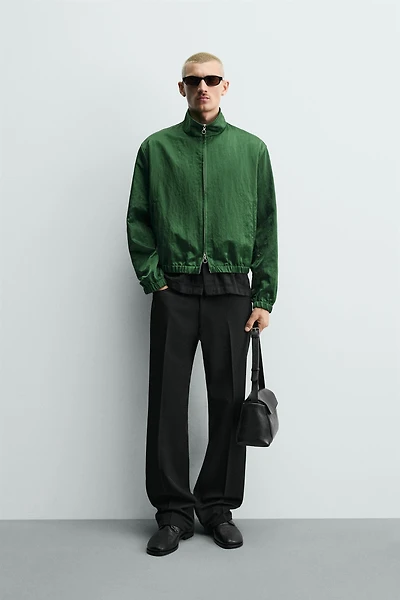 CROPPED FIT TECHNICAL JACKET