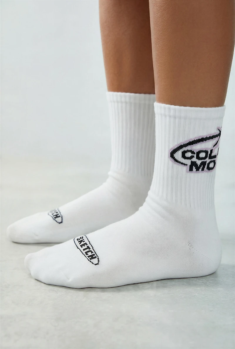 TWO-PACK OF PRINTED LONG SOCKS
