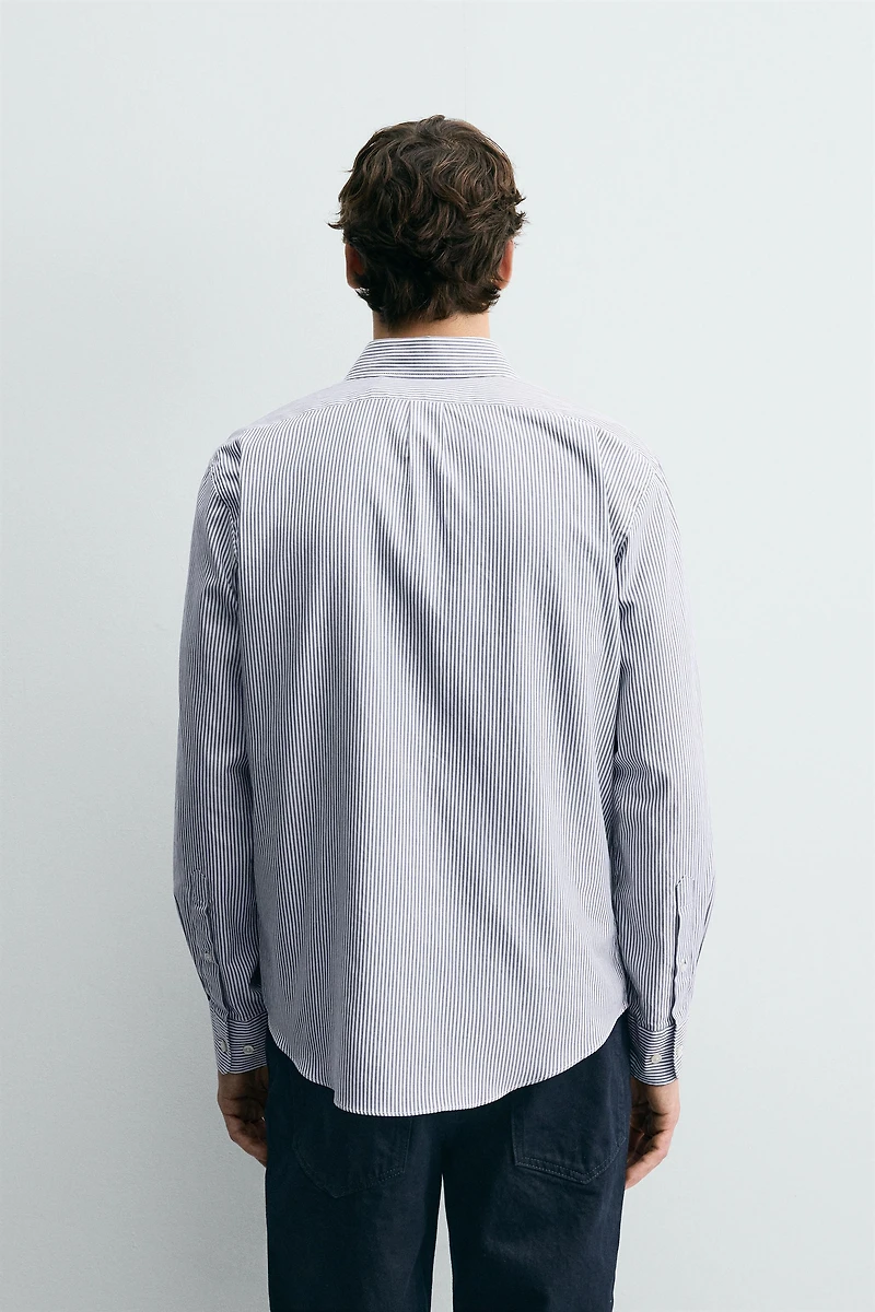 CHEMISE STRUCTURÉE À RAYURES