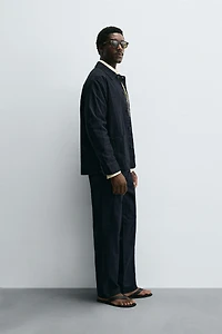 JACQUARD STRIPED PANTS