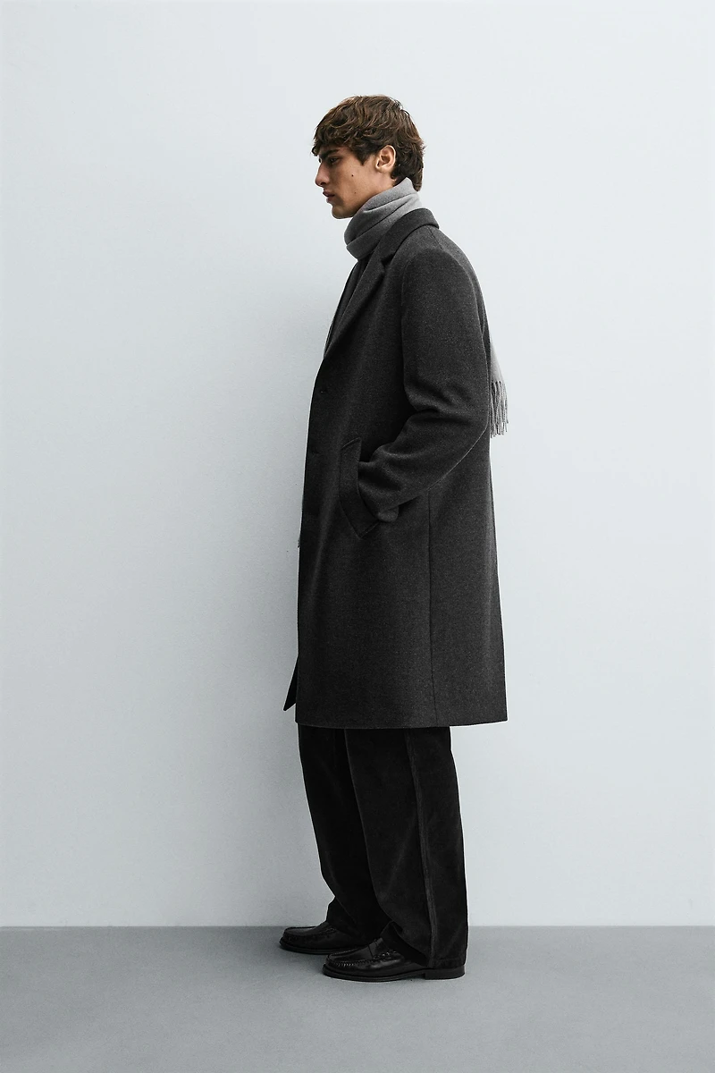 REGULAR FIT WOOL COAT