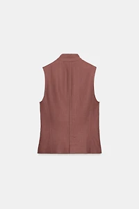 LINEN VEST