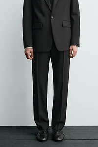WOOL TUXEDO SUIT PANTS AARON LEVINE X ZARA