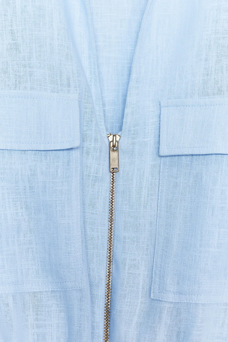 CHEMISE SAFARI AVEC LIN