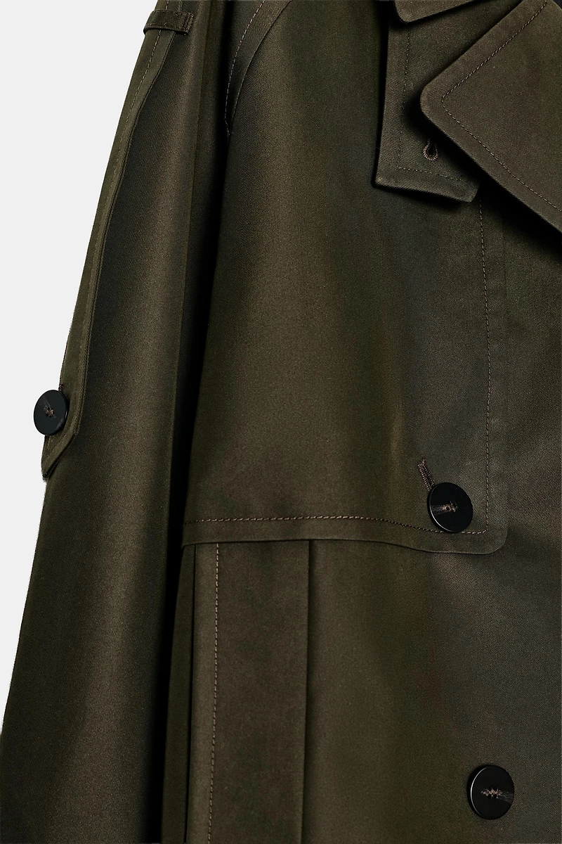 TRENCH COURT DÉPERLANT COLLECTION ZW