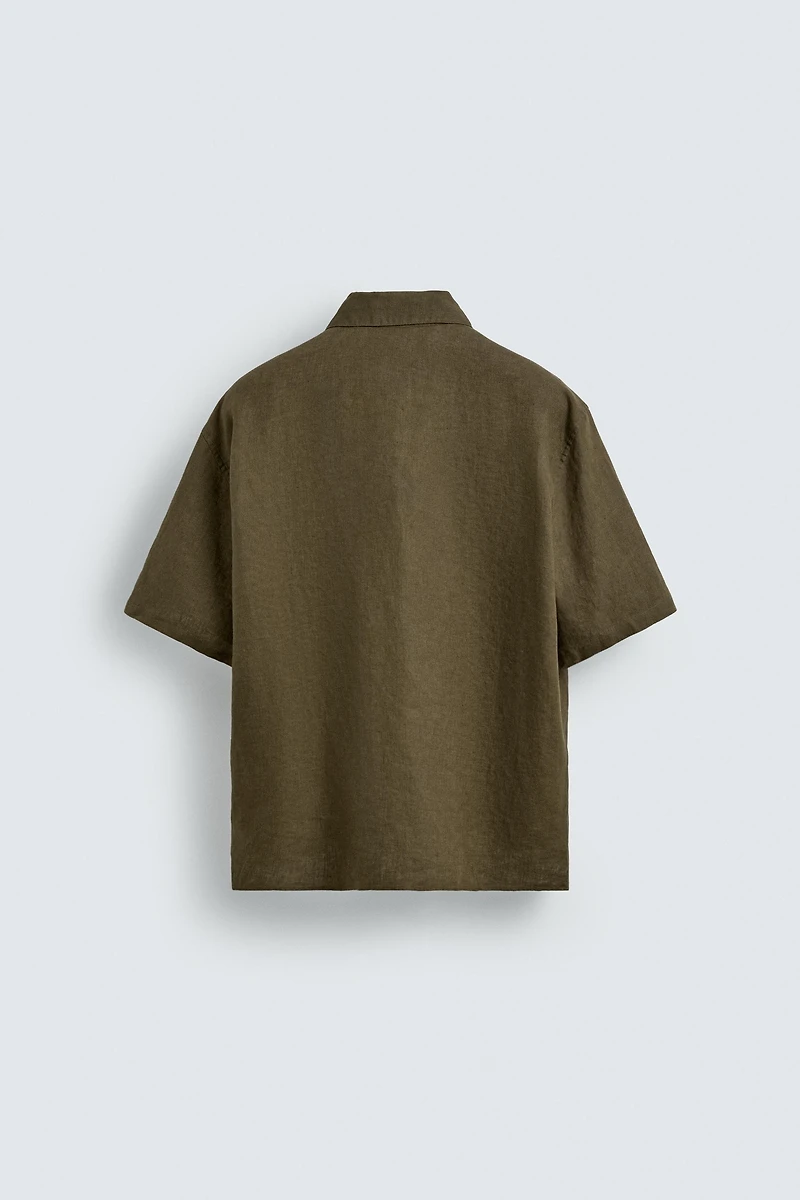 CHEMISE RELAXED FIT 100% LIN