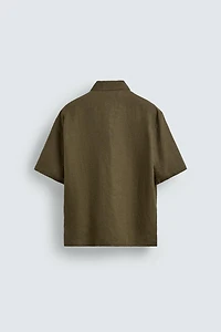 CHEMISE RELAXED FIT 100% LIN