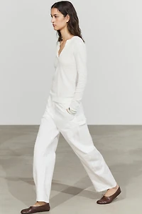 Pantalon cargo en coton