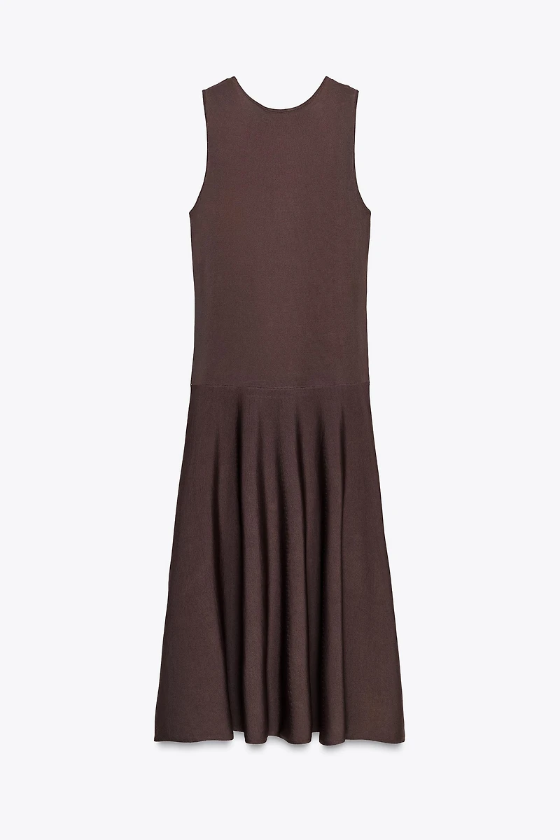KNIT MIDI DRESS