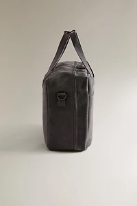SPLIT SUEDE TRAVEL BAG